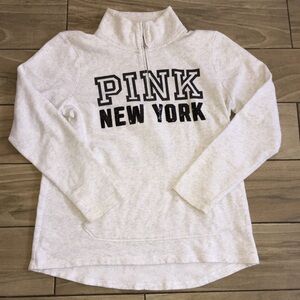 Victorias Secret Pink Bling Sequin Hoodie White
